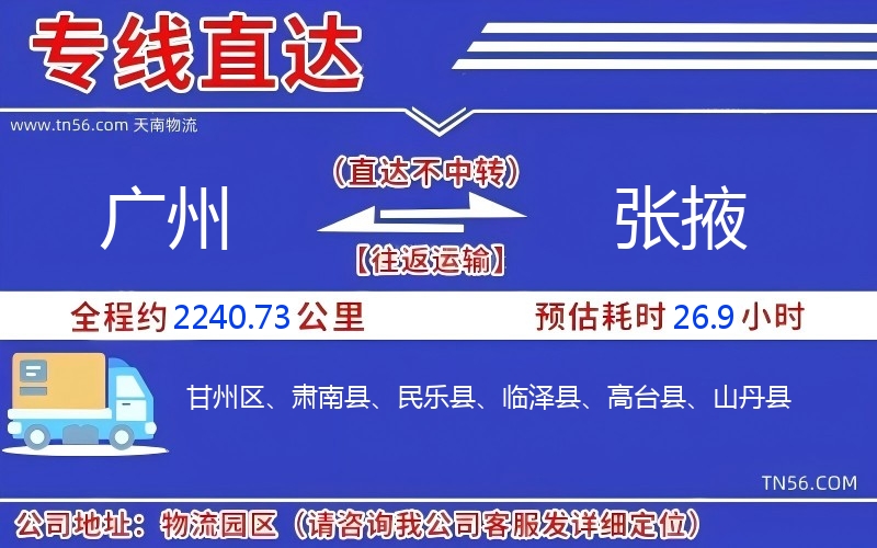 昭通到张掖物流公司 昭通到张掖物流公司