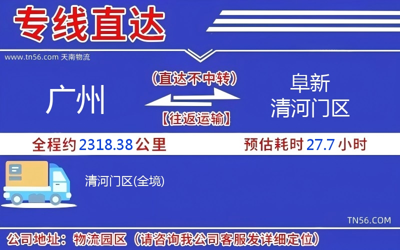 昭通到阜新清河门区物流公司