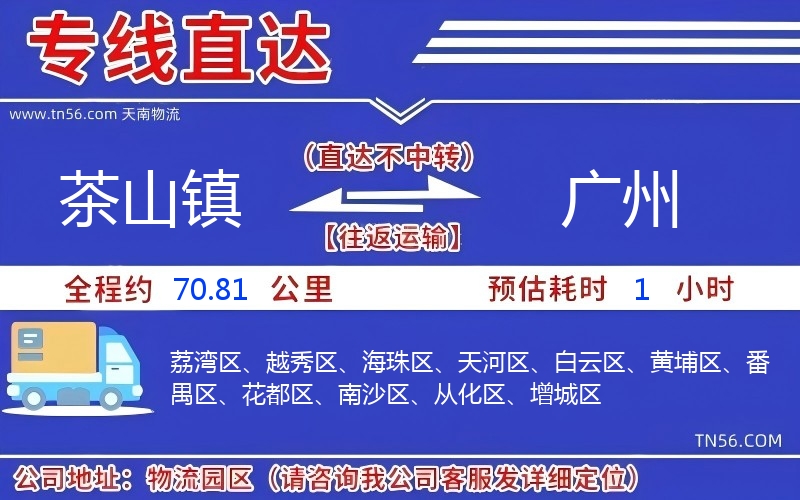 茶山镇到昭通物流公司 茶山镇到昭通物流公司