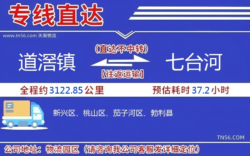 路滘镇到七台河物流公司 路滘镇到七台河物流公司