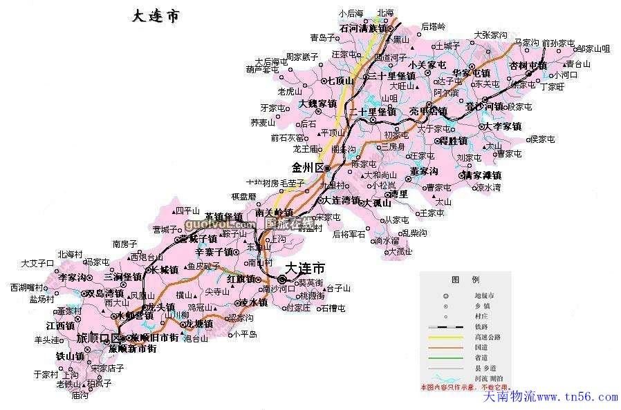 1-1F30616142WR 凯时AG物流辽宁大连地图